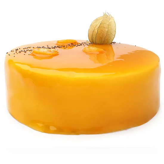 Mango and peach cake - delicious fruit dessert | shipping in Poland