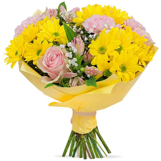 Bukiet pełny słońca - Poczta Kwiatowa® kwiaty mieszane