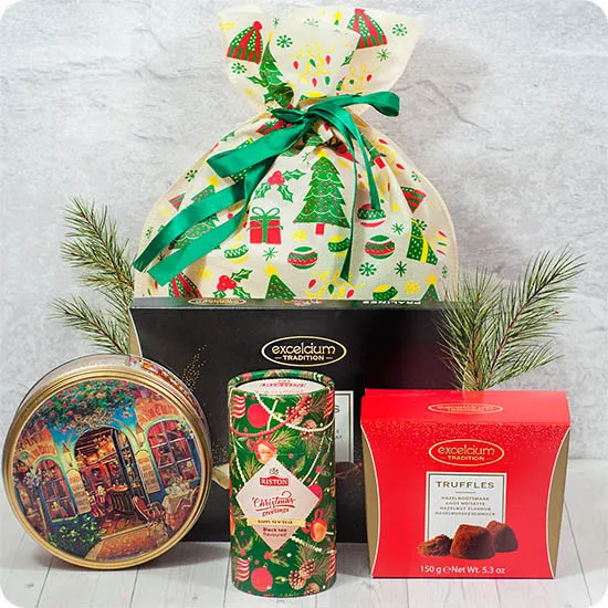 Mały worek Mikołaja z bombonierką