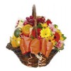 Flowers and Fruit Basket