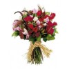 Mixed Cut Flowers Vibrant reds