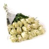 Bunch of 20 stems white roses