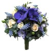 Kwiaty do Rosji: Bukiet Niebieskooka z niebieskich kwiatów