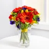 Mixed bouquet in bright colours