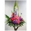 Stojąca aranżacja fiolety  