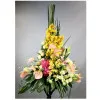 Stojąca aranżacja  żółta