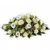 Funeral arrangment Oval white