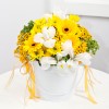 Yellow florist's fantasy bouquet