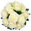 12 white Roses