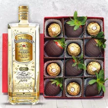 Dark And Gold W Gorzkiej Czekoladzie Z Ferrero Rocher + Goldwasser
