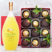 Dark And Gold W Gorzkiej Czekoladzie Z Ferrero Rocher + Likier Bottega Limoncino