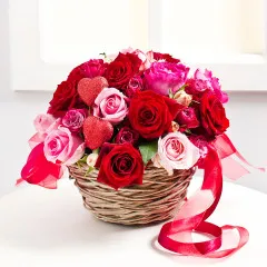Bukiet kwiatów na Walentynki - Litwa