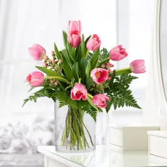 Różowe tulipany - Uzbekistan