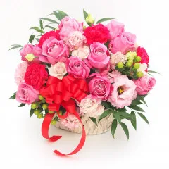 "Mother's Day" Gratitude Pink & Red arrangement - Japonia