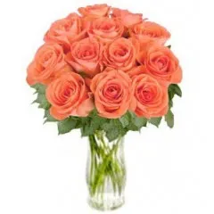 Bunch of Orange Roses "Bliss" (without vase) - Uzbekistan