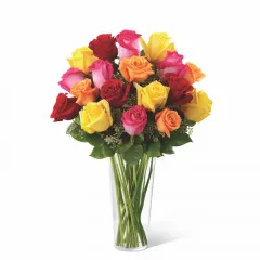 The FTD Bright Spark Rose Arrangement - Bahamas