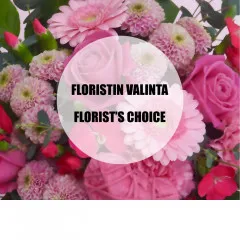 Valentine's day bouquet pink, florist's choice - Finland