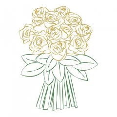 Dozen Short Stem Roses - Germany