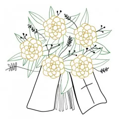 Funeral and Sympathy Bouquet - Germany