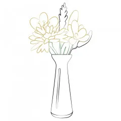 funeral spray with ribbon - French Guiana