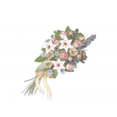 Funeral Sheaf with Ribbon - French Guiana
