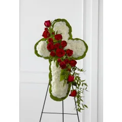 Floral Cross Easel - Dominikana