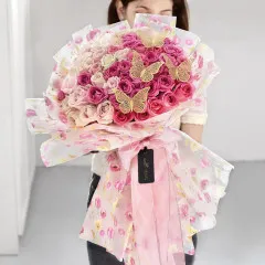 kwiaty do Indii, kwiaty na ślub, różowe kwiaty 