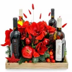 Flowers and Wine Box Xmas Edition - Grecja