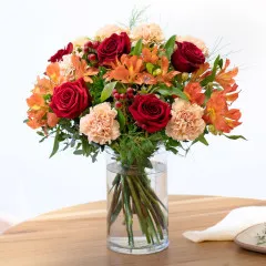 Mixed Bouquet of warm orange and red Shades - Andora