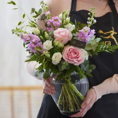 Handcrafted Bouquet in a Vase - United Kingdom