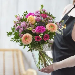 Handcrafted Bouquet in a Vase. - United Kingdom