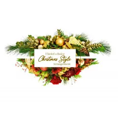 Florist's choice -  Christmas style arrangement - Tunisia