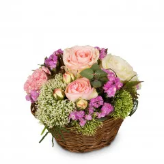 A Basket full of Poetry with Roses - Liechtenstein