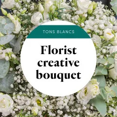 Bouquet du fleuriste Blanc - Martinique