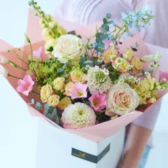 Soft Summer Skies Bouquet - United Kingdom