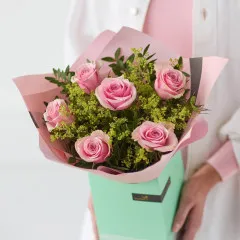 Pink Rose Gift Box - United Kingdom