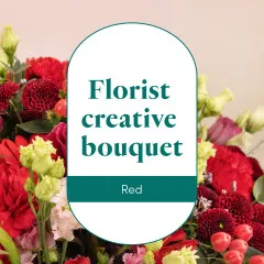 Bouquet du fleuriste Rouge - France