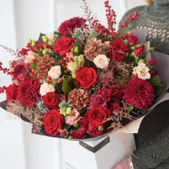 Fabulous Festive Celebrations Bouquet. - Gibraltar