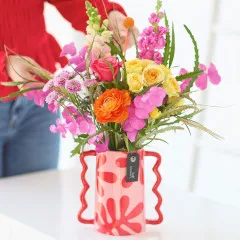 Bright Mother's Day Flowers in a Vase - Ireland