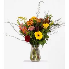 Woodland Bouquet in Vase - New Zealand