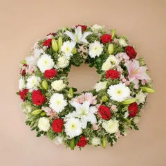 White Premium funeral wreath - Portugal