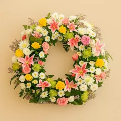 Multicolored Funeral Wreath - Portugal