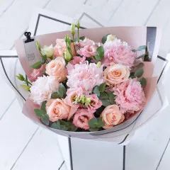Beautifully Simple Peony Bouquet. - Ireland
