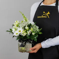 Neutral Florist Choice Posy in Jar - Australia