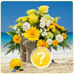 Bouquet mixed cut flowers / with Sunflowers