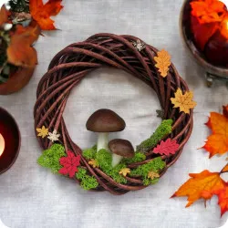 Wianek jesienny - podgrzybki