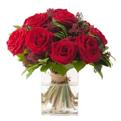 Bouquet of Roses Red Velvet (without vase)