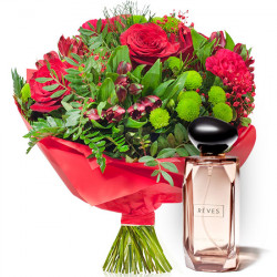 Love Story bouquet with Rêves perfume