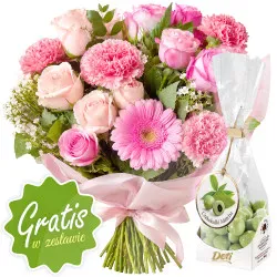 Bukiet Zachwyt + GRATIS