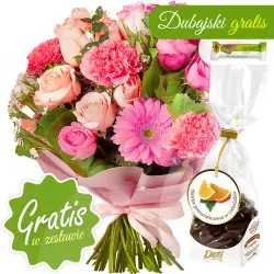 Bukiet Zachwyt + GRATIS